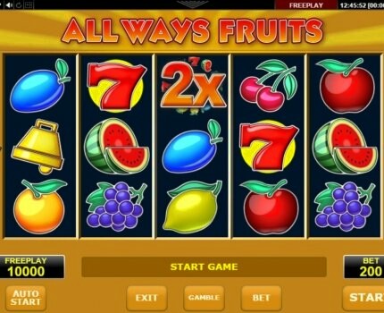 gratis fruitautomaten